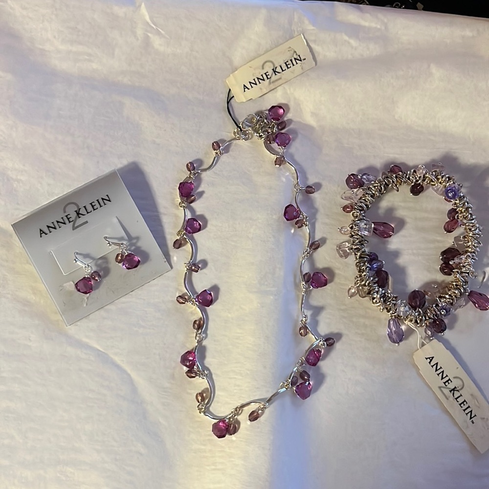 3 piece set of costume jewelry Anne Klein 2